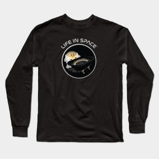 Life in Space: Saturn's Bath Long Sleeve T-Shirt